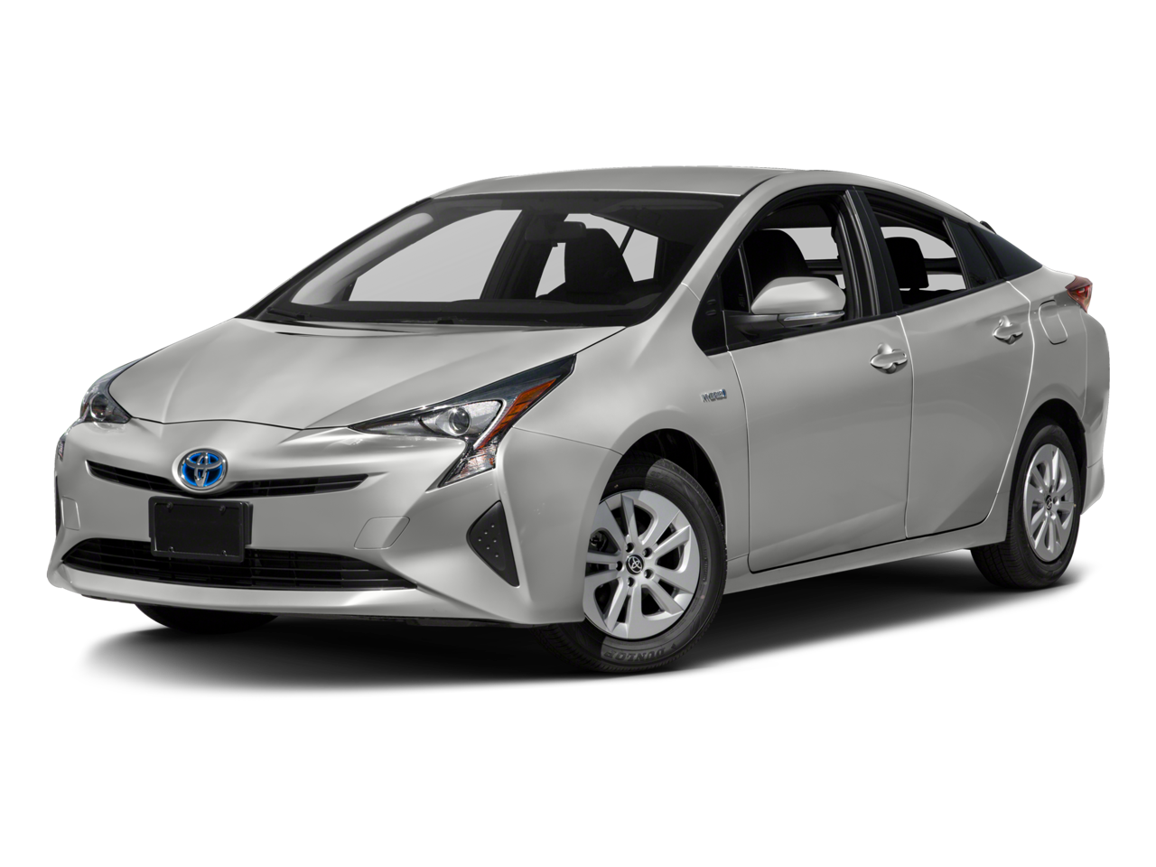 2016 Toyota Prius Four Hatchback 4D in Black — front three-quarter view