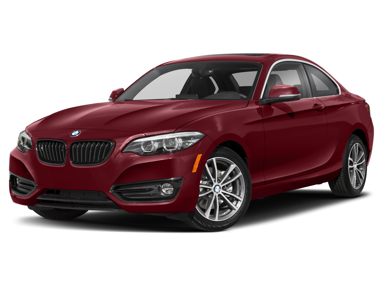 2019 BMW 2 Series 230i Coupe 2D in White — front three-quarter view