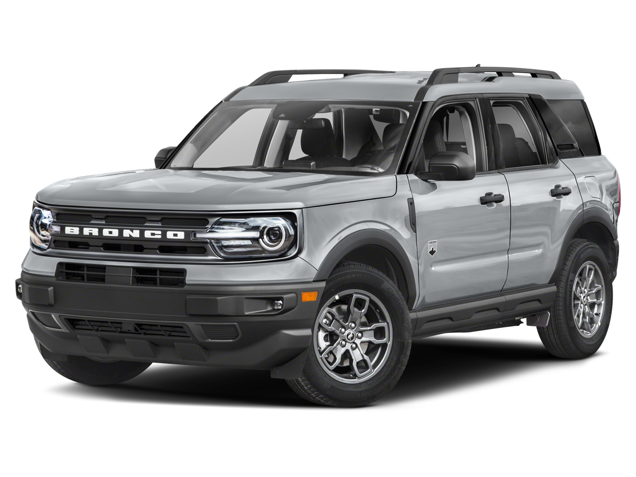 2024 Ford Bronco Sport Big Bend Sport Utility 4D in Gray — front three-quarter view