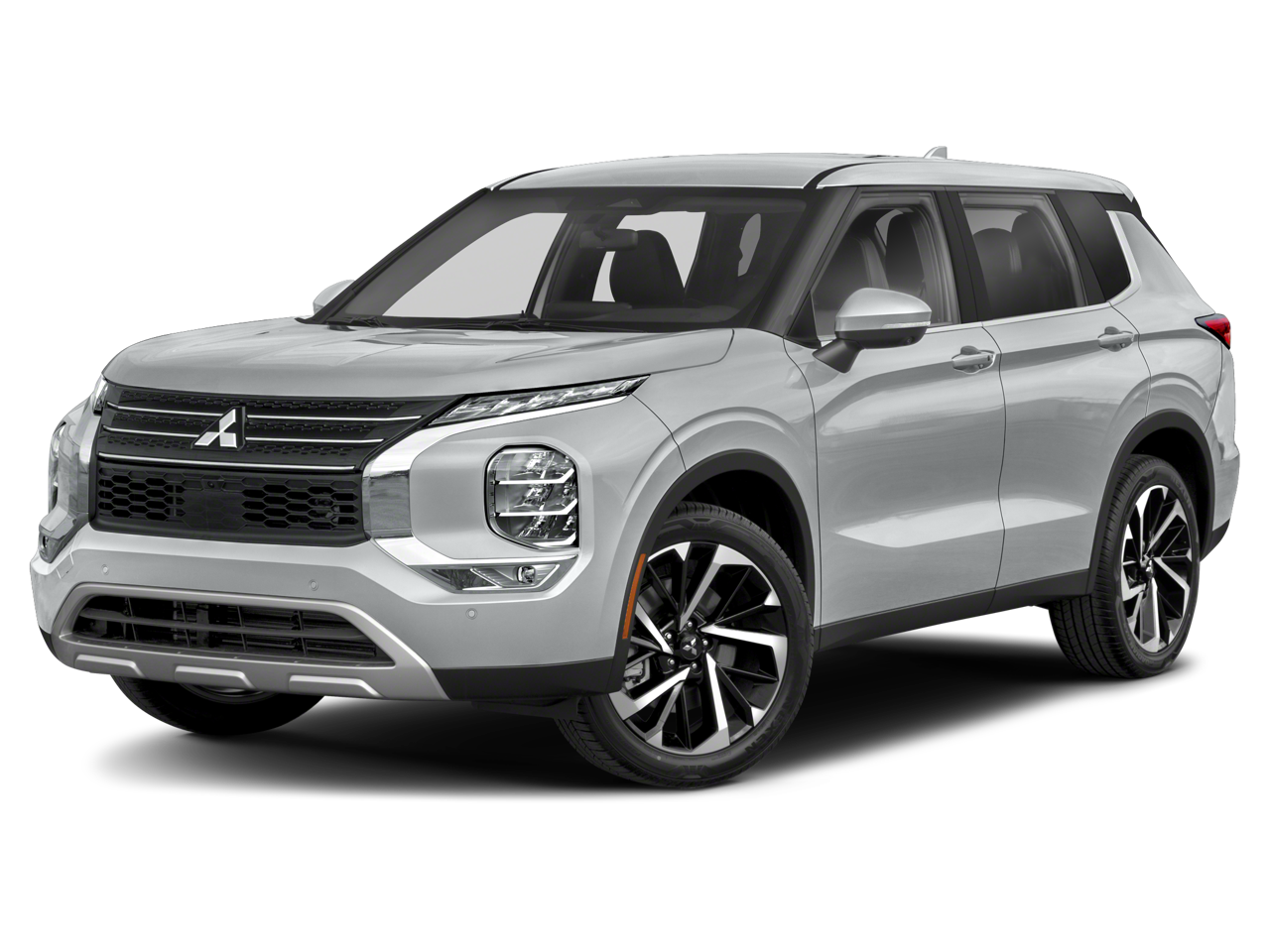 2024 Mitsubishi Outlander SE Sport Utility 4D in Blue — front three-quarter view