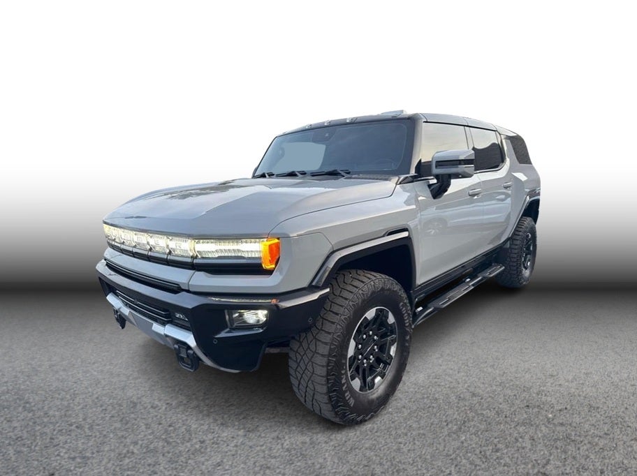 2024 GMC HUMMER EV SUV 2X Sport Utility 4D in Gray — front three-quarter view