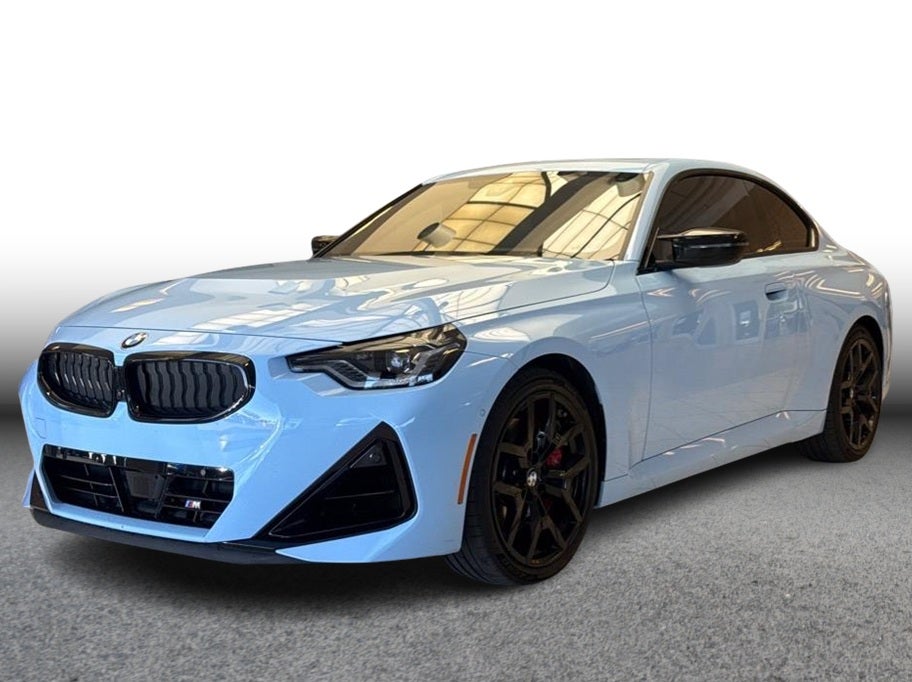 2026 BMW 2 Series M240i xDrive Coupe 2D in Blue — front three-quarter view