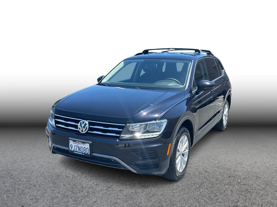 2020 Volkswagen Tiguan S Sport Utility 4D in Black — front three-quarter view