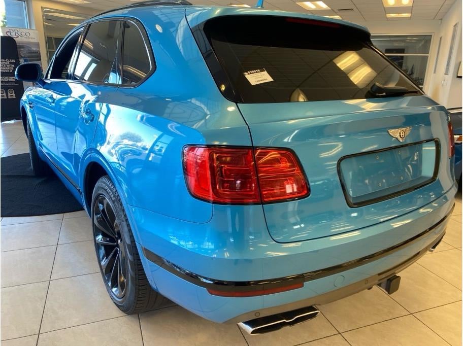 2020 Bentley Bentayga — rear three-quarter view