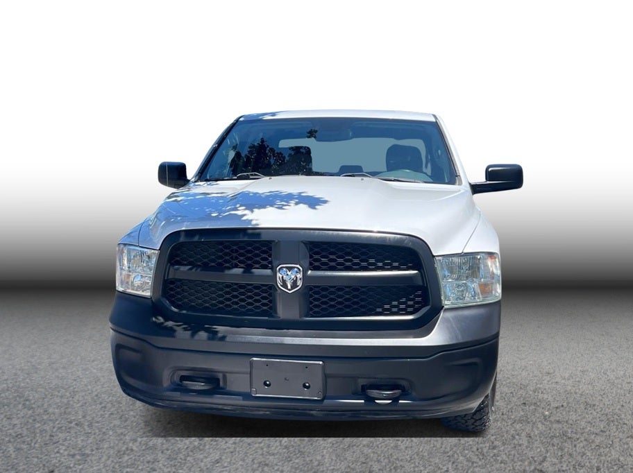 2016 RAM 1500 Crew Cab Tradesman Pickup 4D 5 1/2 ft in White — front three-quarter view