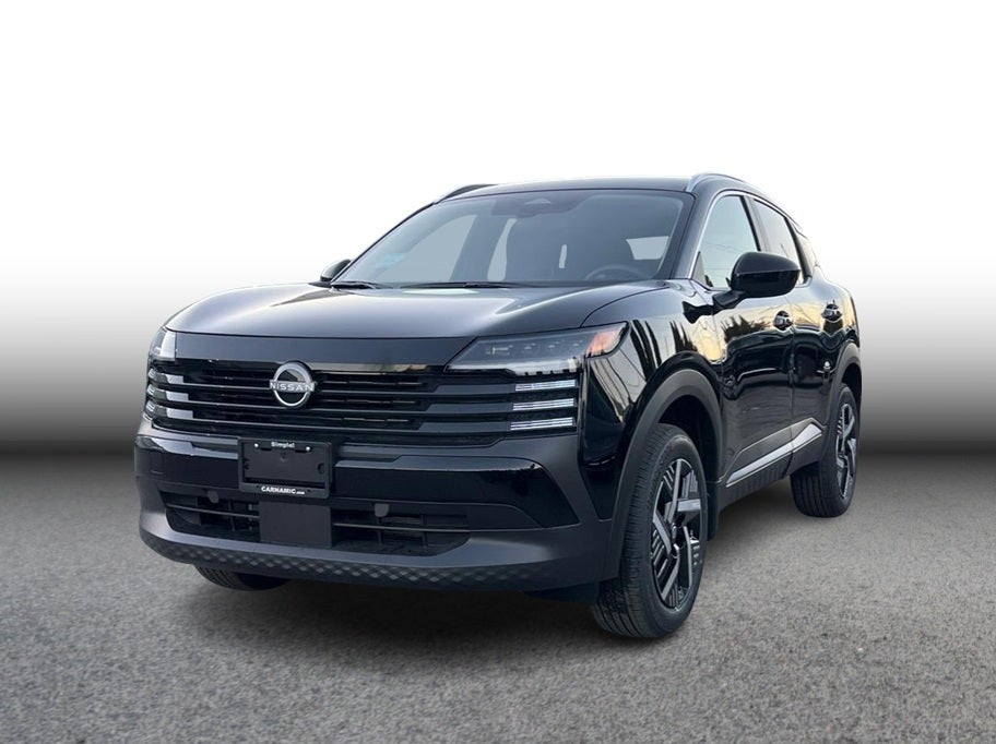 2026 Nissan Kicks SV in Super Black — front three-quarter view