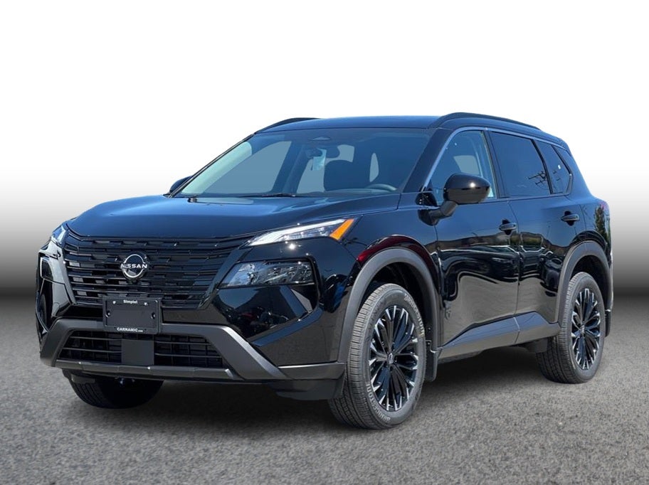 2026 Nissan Rogue SV (2026.5) Sport Utility 4D in Super Black — front three-quarter view