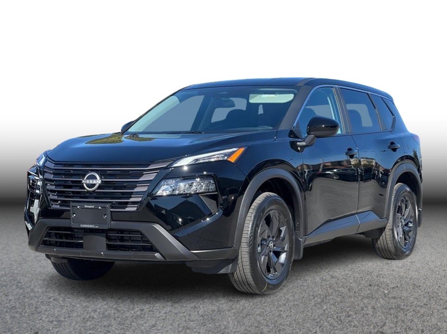 2026 Nissan Rogue SV (2026.5) Sport Utility 4D in Super Black — front three-quarter view