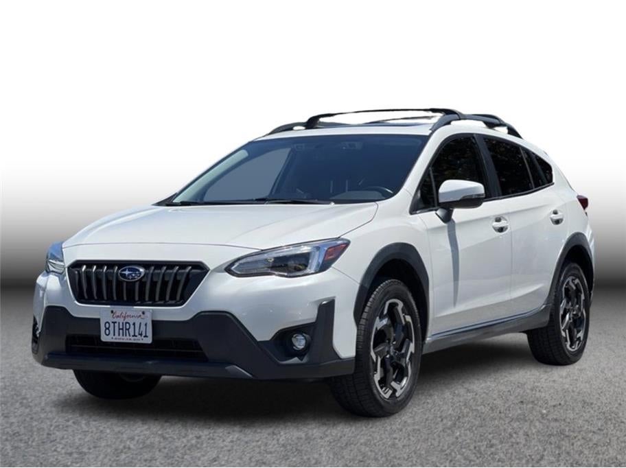 2021 Subaru Crosstrek Limited Sport Utility 4D in White — front three-quarter view