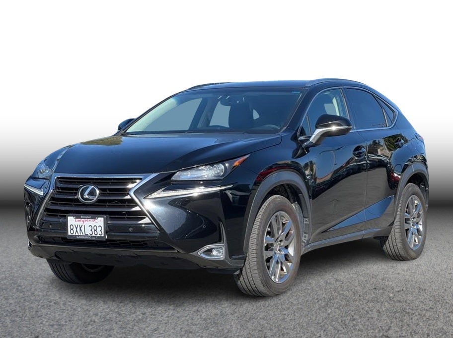 2016 Lexus NX 200t Sport Utility 4D in Black — front three-quarter view